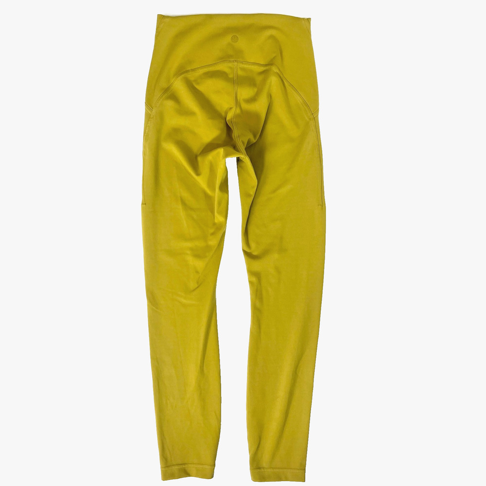 Lululemon InStill High Rise Tight 4 LW5DWPS Auric Gold Yoga Pants Leggings Gym